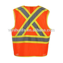 PVC polyester high visibility safety tape ,high visible vest